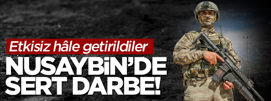 Nusaybin ilçesinde 12 terörist etkisiz hale getirildi