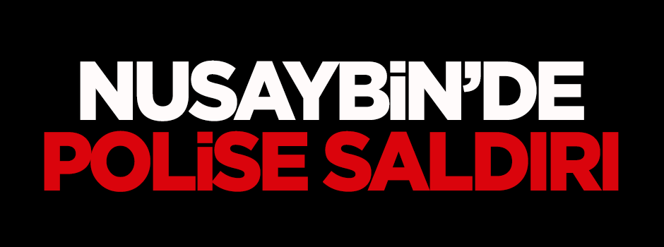 Nusaybin'de polise saldırı