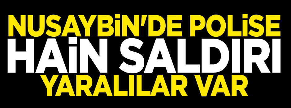 Nusaybin'de polise saldırı, yaralılar var