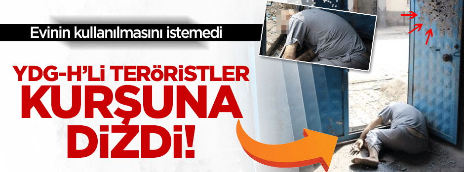 Nusaybin'de YDGH'li teröristler vatandaşı kurşuna dizdi