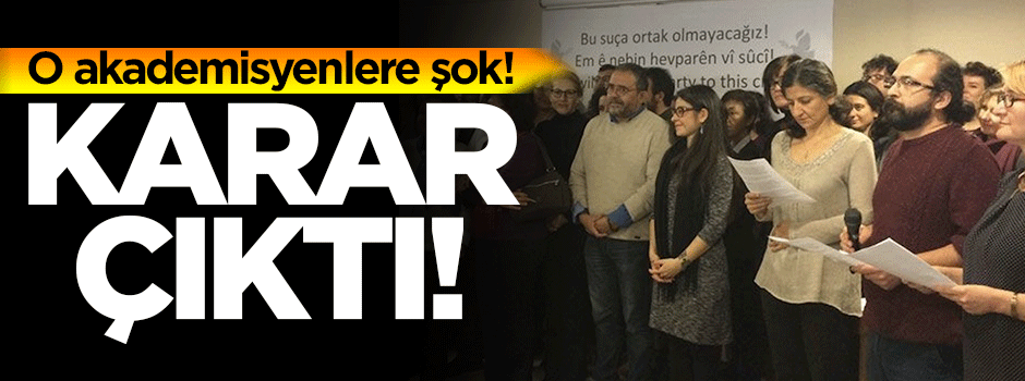 O akademisyenler hakkında gözaltı kararı!