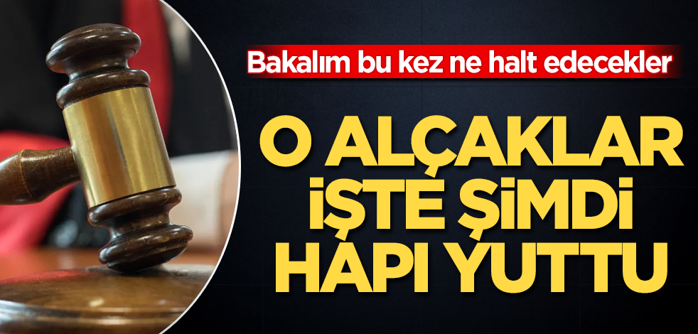 O alçaklar işte şimdi hapı yuttu! Bakalım bu kez ne halt edecekler