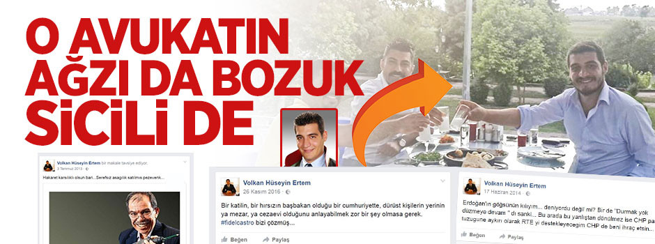 O avukatın ağzı da sicili de bozuk!