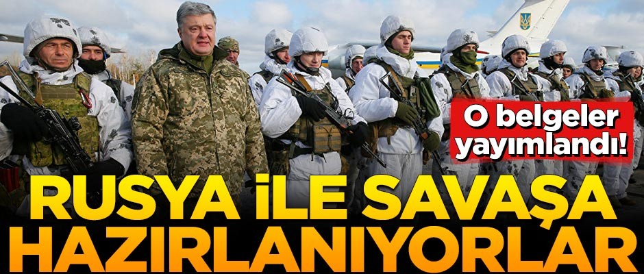 O belgeler yayımlandı! Rusya ile savaşa hazırlanıyorlar