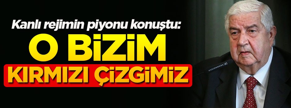 'Esed bizim kırmızı çizgimiz'
