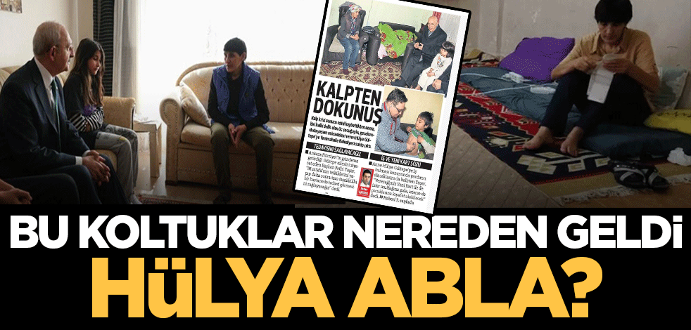 O eşyalar nereden geldi Hülya abla? Kılıçdaroğlu kendi belediye başkanını yalanladı!