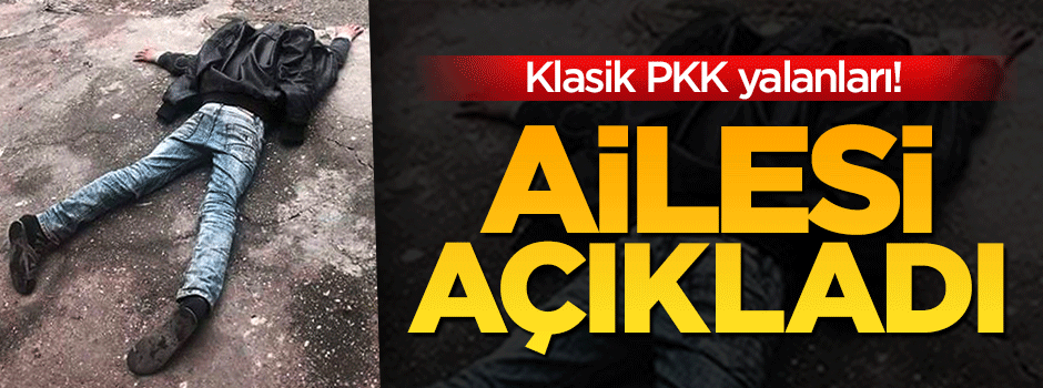 O fotoğraf PKK'nın kurgusu çıktı!