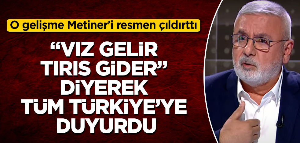 O gelişme Mehmet Metiner'i resmen çıldırttı! "Vız gelir tırıs gider" diyerek tüm Türkiye'ye duyurdu