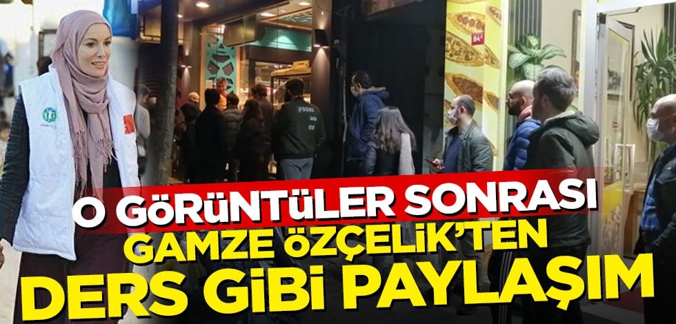 O görüntüler sonrası Gamze Özçelik'ten ders gibi paylaşım!