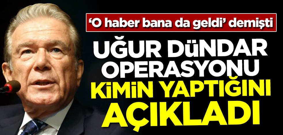 'O haber bana da geldi' demişti! Dündar, operasyonu kimin yaptığını açıkladı