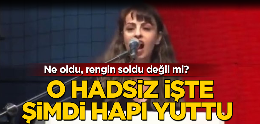 O hadsiz işte şimdi hapı yuttu! Atın bu edepsizi içeri