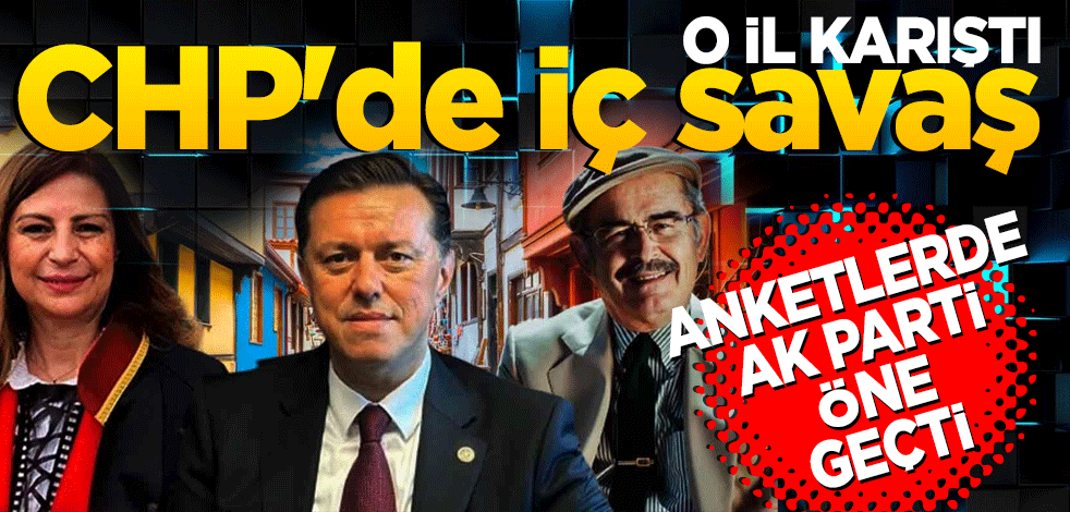 O il karıştı! CHP'de iç savaş... Anketlerde AK Parti öne geçti