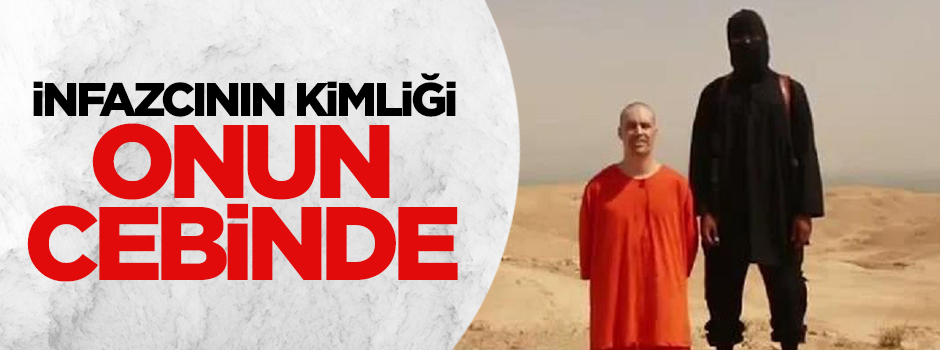 O infazcının kimliği Cameron'un cebinde