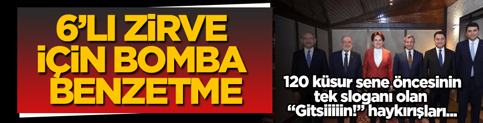 O isimden 6'lı zirve için "Jöntürk" benzetmesi