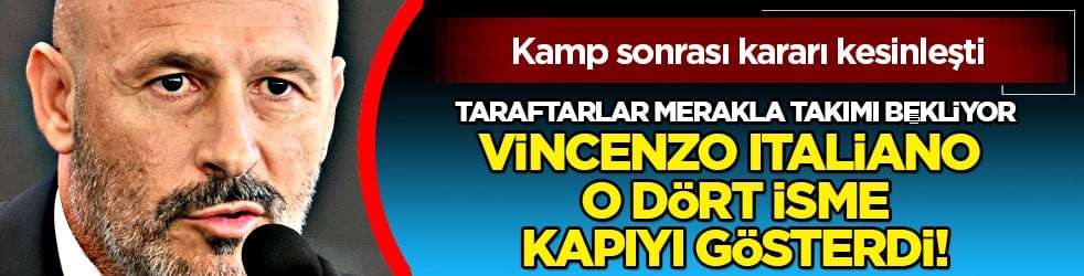 O isimlere bakın: Beşiktaş'ta kadro operasyonu! Vincenzo Italiano o isimlerin üzerini çizdi