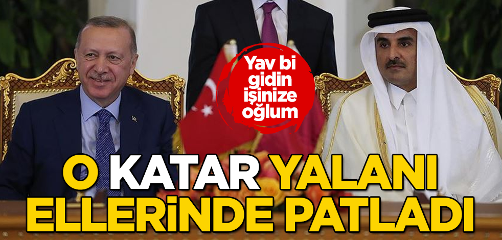 O "Katar" yalanı ellerinde patladı! Yav bi gidin işinize oğlum
