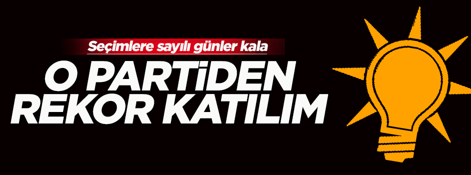 O partiden 150 kişi AK Parti'ye katıldı