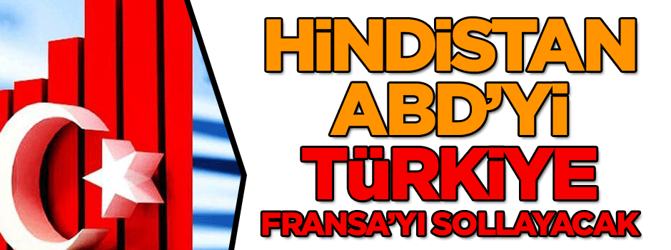 O rapor yayımlandı… Hindistan ABD’yi Türkiye Fransa’yı sollayacak