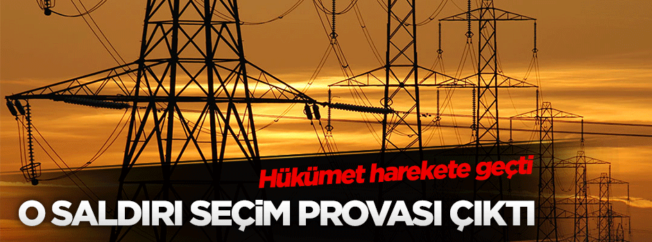 O saldırı seçim provası çıktı