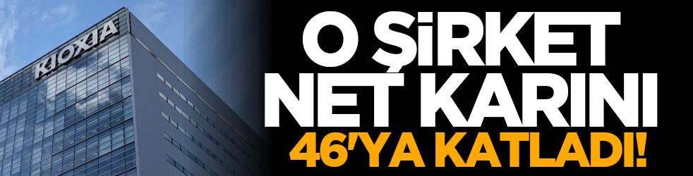 O şirket net karını 46'ya katladı!