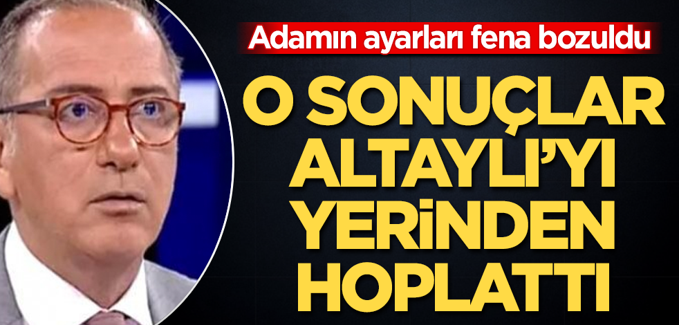 O sonuçlar, Fatih Altaylı'yı yerinden hoplattı! Adamın ayarları fena bozuldu