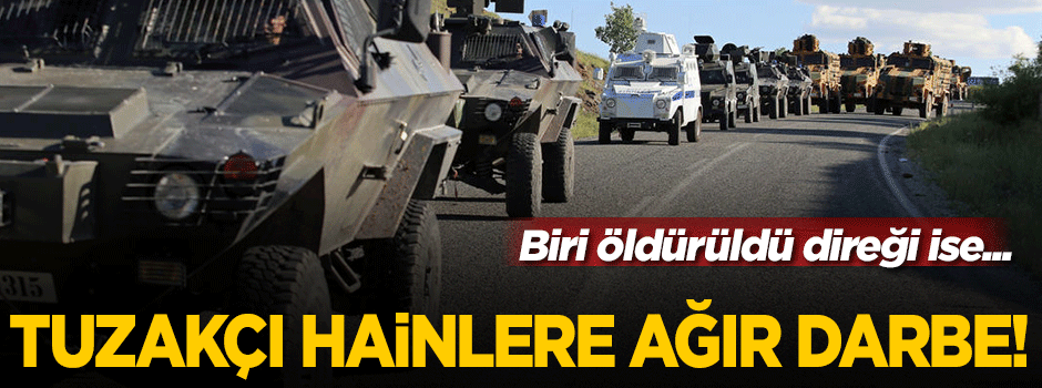 O teröristlerin biri öldü diğeri yakalandı