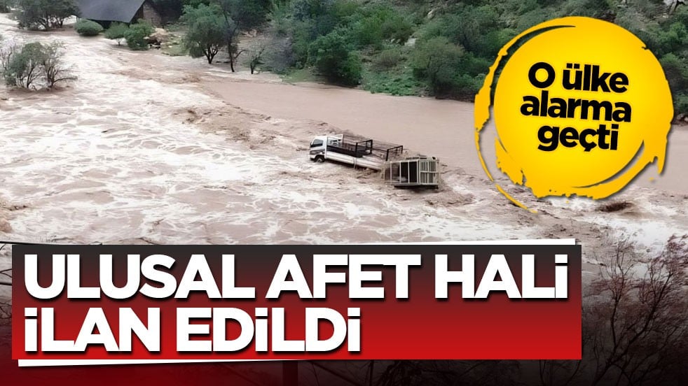 O ülke alarma geçti! Ulusal afet hali ilan edildi