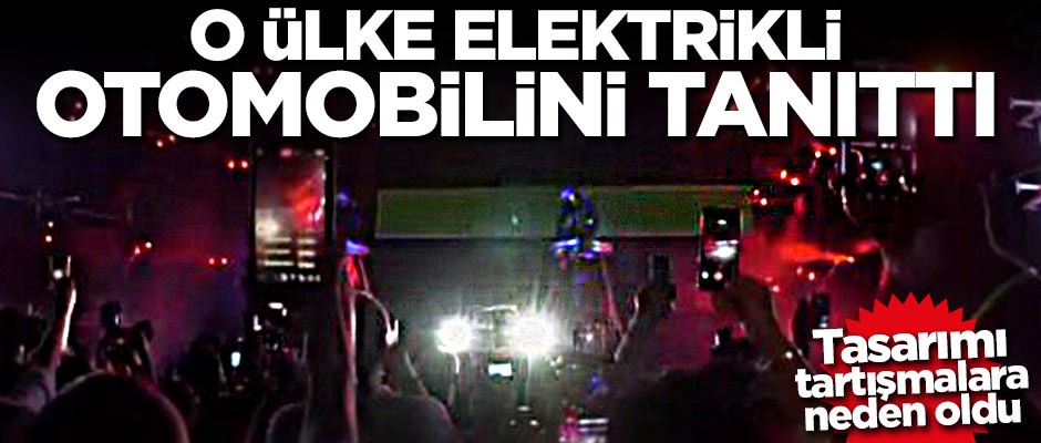 O ülke elektrikli otomobilini tanıttı!
