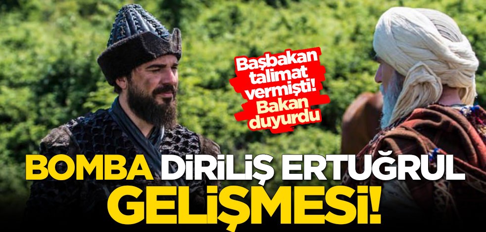 Pakistan'da Diriliş Ertuğrul gelişmesi! Bomba haberi bakan duyurdu
