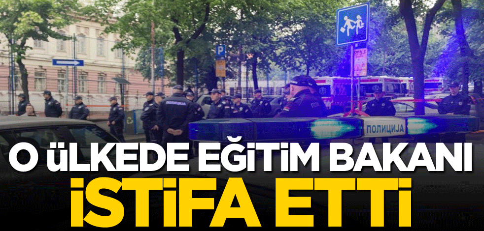 O ülkede Eğitim Bakanı istifa etti