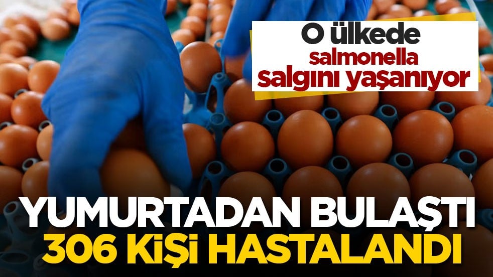 O ülkede salmonella salgını yaşanıyor! Yumurtadan bulaştı, 306 kişi hastalandı