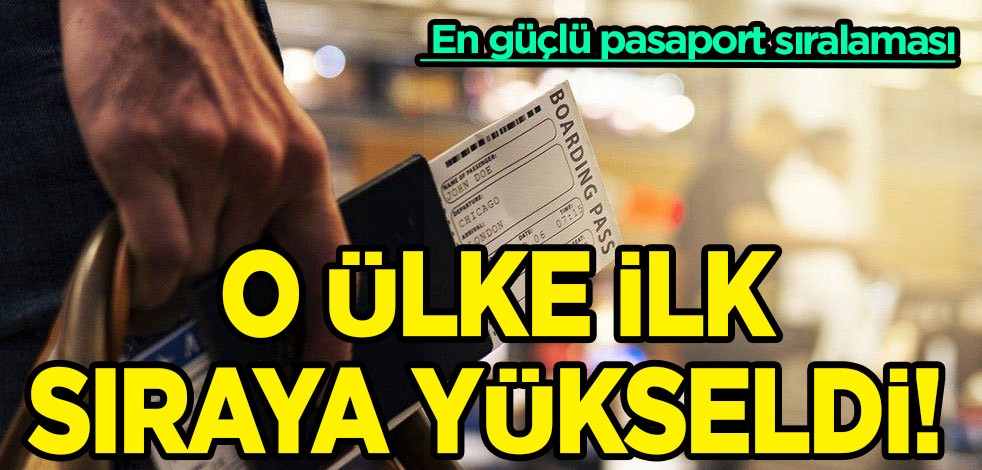 O ülkeden 193 ülkeye vizesiz seyahat edebiliyorlar! En güçlü pasaport sıralamasında ilk sıraya yükseldi!