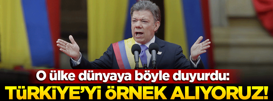 O ülkeden flaş açıklama: Türkiye'yi örnek alıyoruz!