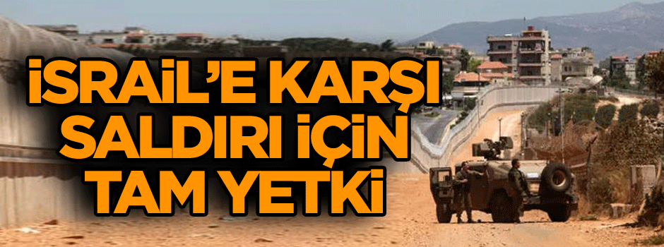 O ülkeden flaş karar… İsrail’e karşı saldırı için tam yetki