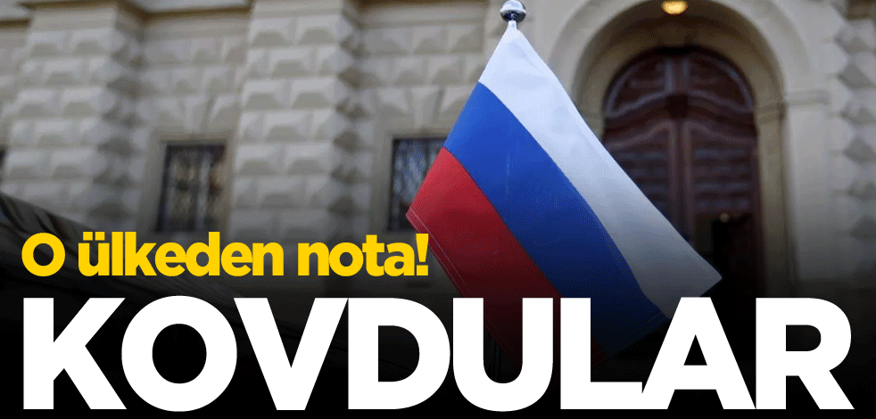 O ülkeden nota! Kovdular