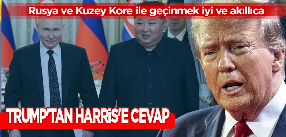 O ülkeden yürüyerek geçen ilk kişiyim... Trump'tan Harris'e cevap: Sözleri gündemi salladı