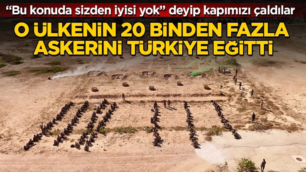 O ülkenin 20 binden fazla askerini Türkiye eğitti! "Bu konuda sizden iyisi yok" deyip kapımızı çaldılar