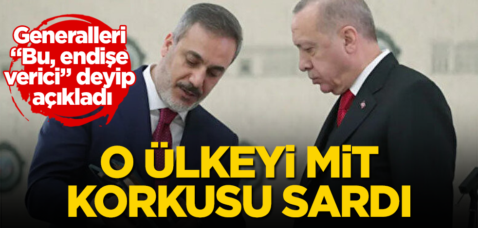 O ülkeyi MİT korkusu sardı! Generalleri "Bu, endişe verici" deyip açıkladı