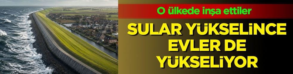 O ülkeyi tahmin edemezsiniz: Deniz seviyesinin 4 metre altına inşa ettiler!
