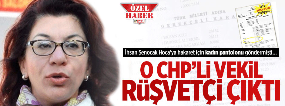 O vekil ‘rüşvetçi’ çıktı