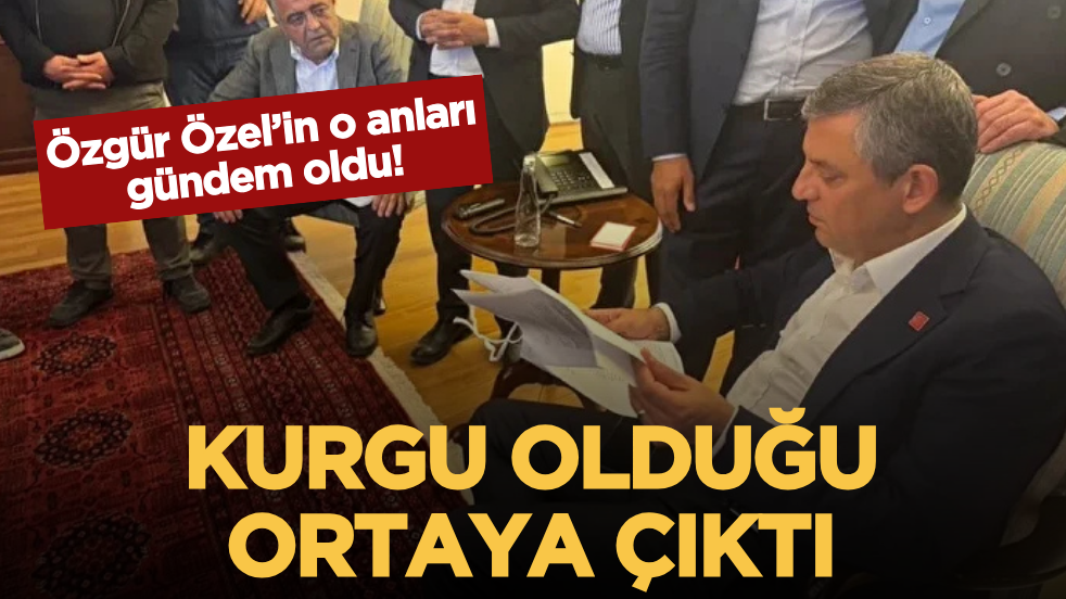 O videonun kurgu olduğu ortaya çıktı: Özgür Özel’in o anları gündem oldu