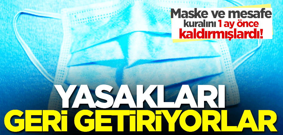  O yasaklar 1 ay önce kalkmıştı! Koronavirüs yasaklarını 6 Kasım’da geri getiriyorlar