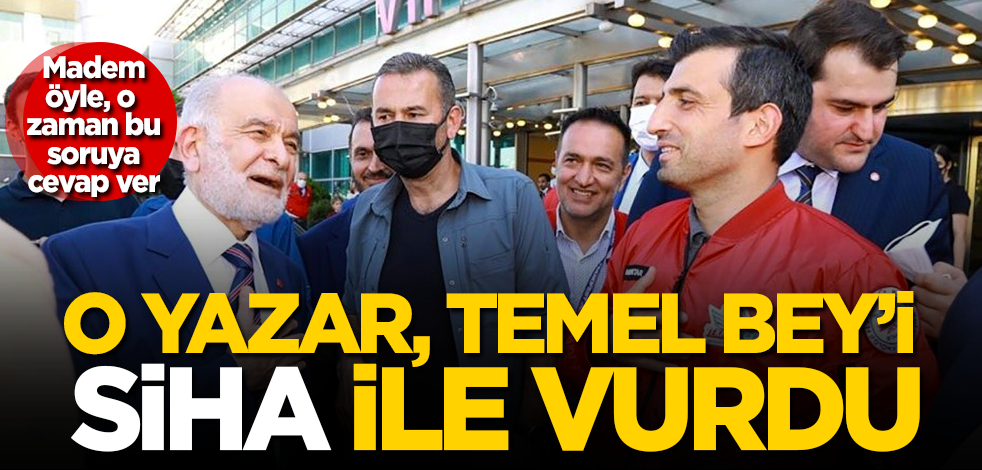 O yazardan zor soru! Karamollaoğlu'nu "SİHA" ile vurdu!