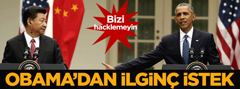 Obama: Bizi hacklemeyi bırakın