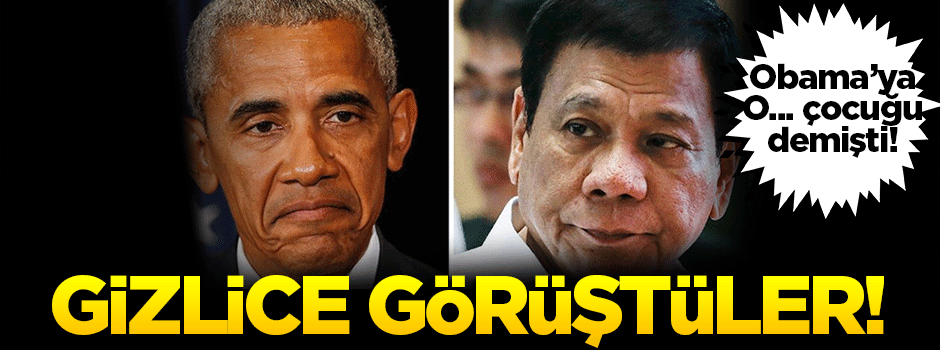 Obama ve Duterte görüştü iddiası