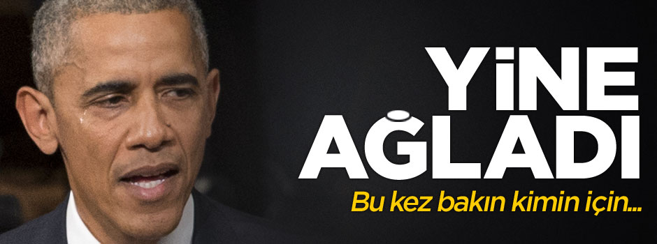Obama yine ağladı