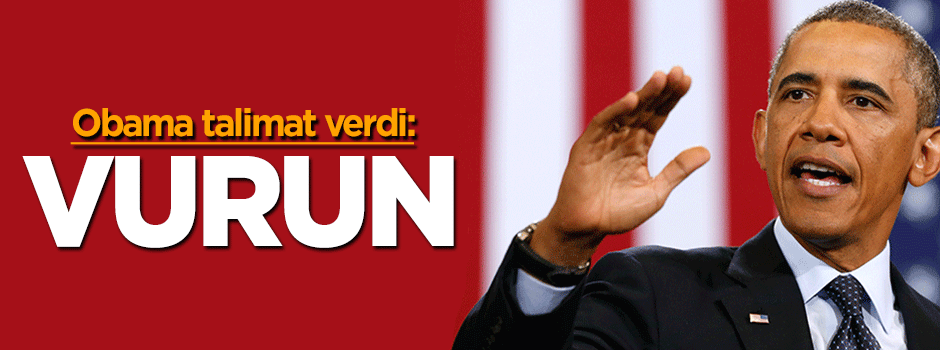 Obama'dan 'Esed'i de vurun' emri
