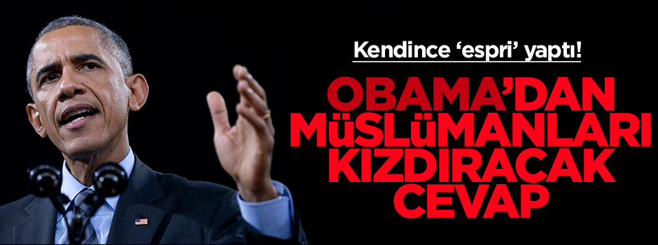 Obama'dan Müslüman olduğu iddialarına ilginç cevap
