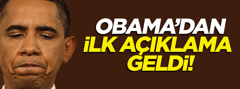 Obama'dan seçim sonucuyla ilgili ilk açıklama!