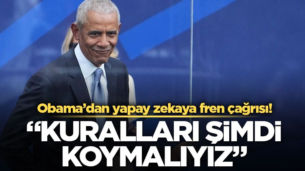 Obama’dan yapay zekaya fren çağrısı! “Kuralları şimdi koymalıyız”